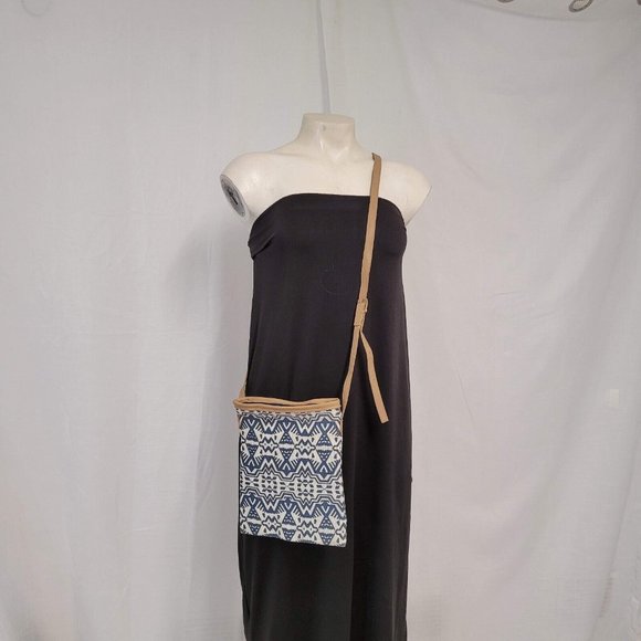 Women Bag Crossbody Mobile Phone Cotton Canvas  Purse Wallet Shoulder Beach Boho - Picture 3 of 11